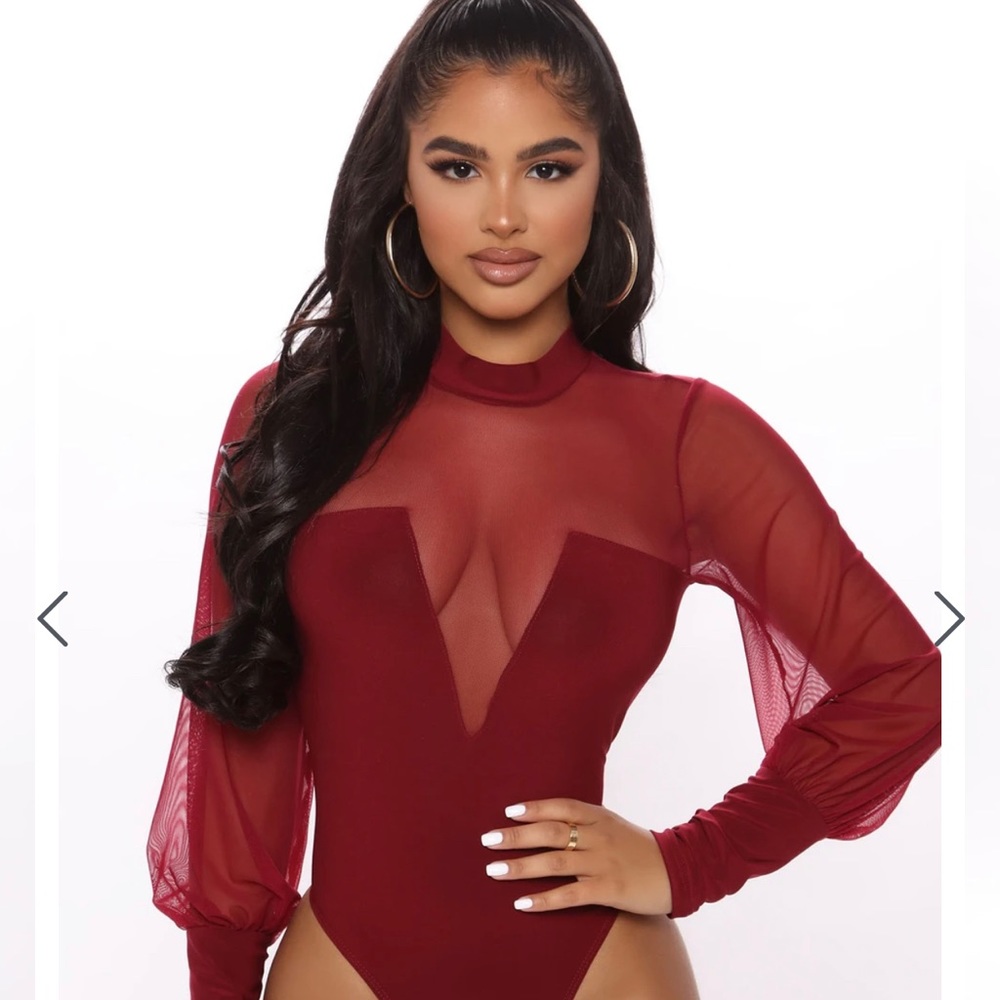 Fashion Nova wine 🍷 bodysuit